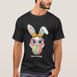 Niedliches Kaninchen Bunny Blowble Gum Happy Oster T-Shirt