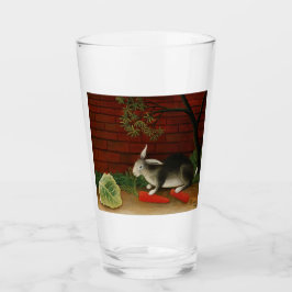 Niedliches Kaninchen (Haustier) (Henri Rousseau) Glas