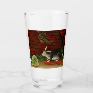 Niedliches Kaninchen (Haustier) (Henri Rousseau) Glas