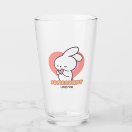 Niedliches Kaninchen: Helle Lieben Glas