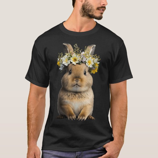Niedliches Kaninchen T-Shirt (Vorderseite)
