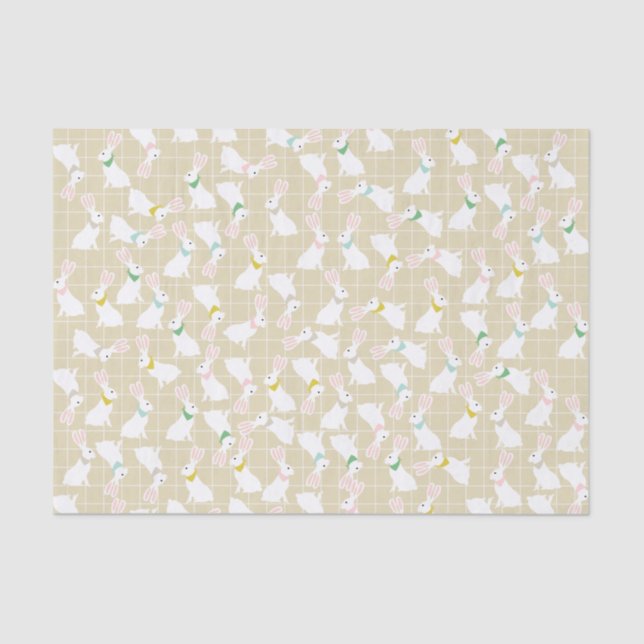 Niedliches Kaninchenpapier Seidenpapier (Vorderseite)