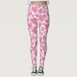 Niedliches Kariertes Herzmuster mit Imitate Gold G Leggings<br><div class="desc">Niedliche und skurrile nahtlose Muster großer und kleiner rosa karierter Herzen mit Imitaten Goldfolie polka dot Glitzer.</div>