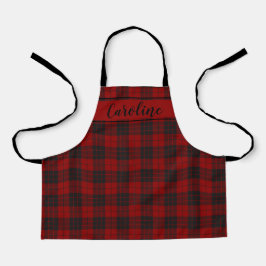 Niedliches Kariertes Tartan Muster Schürze