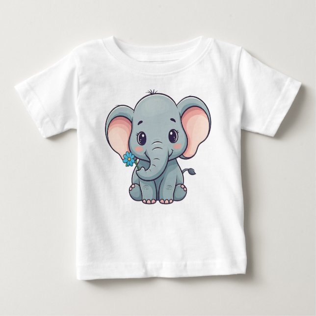 Niedliches Karikaturendesign Baby T-shirt (Vorderseite)