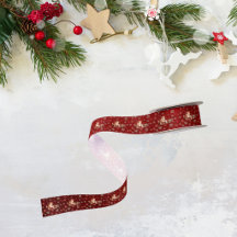 Niedliches karmesinrotes Einhorn-Weihnachtsgeschen