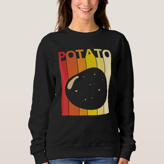 Niedliches Kartoffel Sweatshirt (Vorderseite)