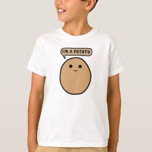 Niedliches Kartoffelmeme Ich bin Kartoffel T-Shirt