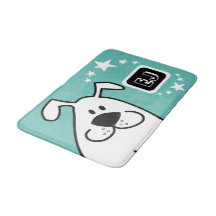 Niedliches Kartoon Dog Monogramm