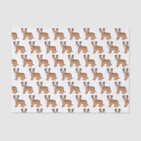 Niedliches Kartoon-Dog-Muster in Rot und Weiß