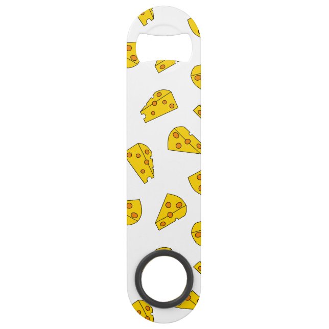 Niedliches Käsemuster Speed Flaschenöffner (Vorderseite)