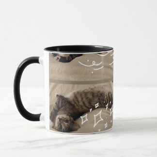 Niedliches Kätzchen-Postkarte Tasse