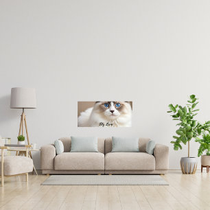 Niedliches Katzen-Banner personalisieren Banner