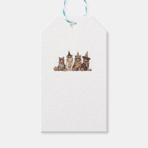 Niedliches Katzen Halloween KätzchenHalloween-Tier Geschenkanhänger