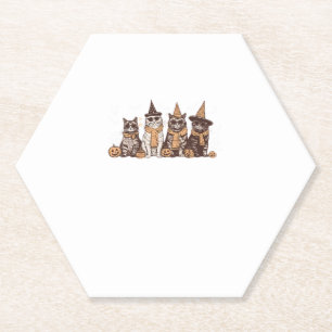 Niedliches Katzen Halloween KätzchenHalloween-Tier Untersetzer