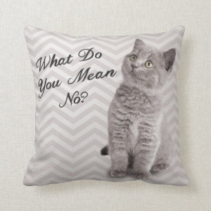 Niedliches Katzen-Kissen Kissen