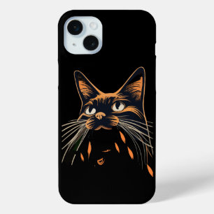 Niedliches Katzen Nachts Funny Cat Lover Spaß Witz Case-Mate iPhone Hülle