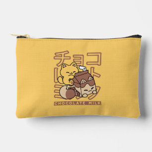 Niedliches Katzen Schokolade Milchkarton Kawaii Ku Zubehörtasche