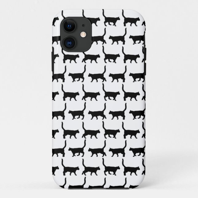Niedliches Katzen-schwarze Katzen iPhone 5 5S Case-Mate iPhone Hülle (Rückseite)