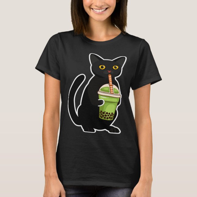 Niedliches Katzen trinken Tee Tee Kostüm Tee (Vorderseite)