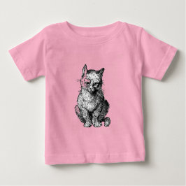 Niedliches Katzenbaby-Shirt Baby T-shirt