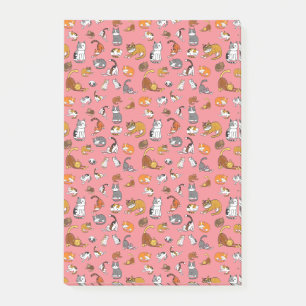 niedliches Katzendesign für Katzenliebhaber- Post-it Klebezettel