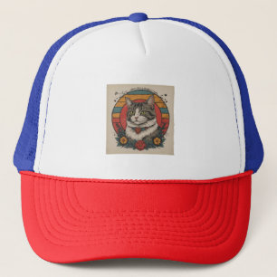 niedliches Katzendesign Katzen lieben Design kau Truckerkappe