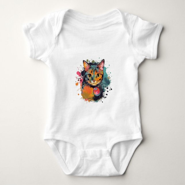 niedliches Katzendesign Tank Top (Vorderseite)