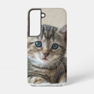 Niedliches Katzengesicht Samsung Galaxy Hülle
