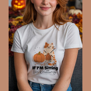 Niedliches Katzengewirr, Kürbiskürbis T-Shirt