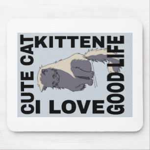 Niedliches Katzenleben Mousepad