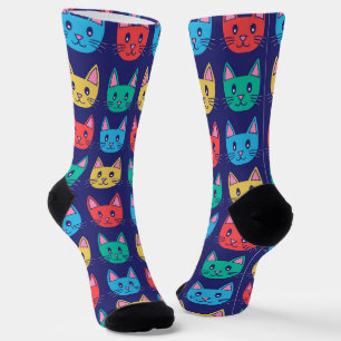Niedliches Katzenmuster Socken