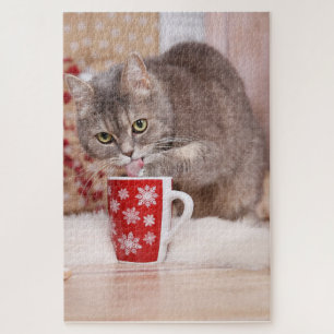 Niedliches Katzenpuzzle Puzzle