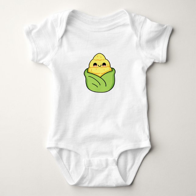 Niedliches Kawaii Baby Corn Baby Strampler (Vorderseite)