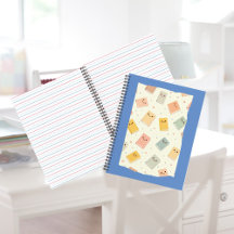 Niedliches Kawaii Books SpiralNotebook