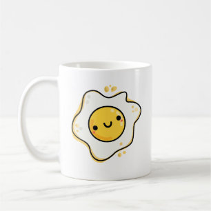 Niedliches Kawaii-Ei Kaffeetasse