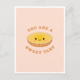 Niedliches Kawaii Eiergebäck Dessert Liebe Zitat Postkarte