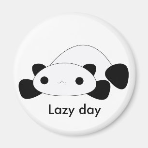 Niedliches kawaii fauler Tagespandamagnet Magnet