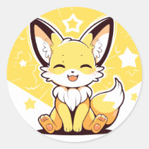 Niedliches Kawaii Happy Fennec Fox Adorable Portra