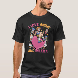 Niedliches Kawaii Herzmagazin - I Liebe Anime and T-Shirt