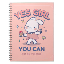 Niedliches Kawaii Notebook - Ja Girl! Notizblock