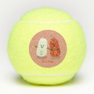 Niedliches Kawaii-Salz und Pfefferschüttler Cartoo Tennisbälle