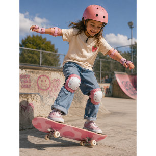 Niedliches Kawaii Strawberry Cow Muster Skateboard