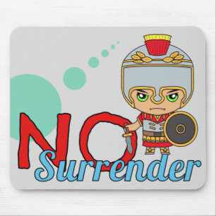 Niedliches "Keine Kapitulation" ist Gott des Krieg Mousepad