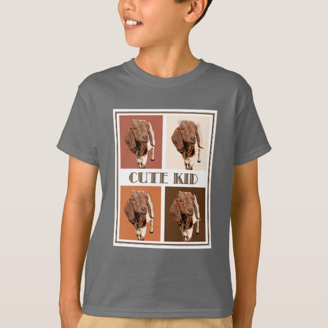 Niedliches Kind - Blockart T-Shirt (Vorderseite)