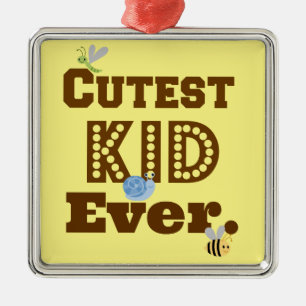 Niedliches Kind je Silbernes Ornament