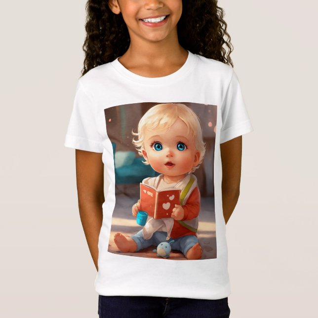 Niedliches Kinderdesign T-Shirt (Vorderseite)