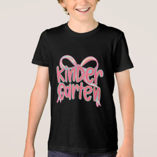 Niedliches Kindergartendesign mit Ribbon Tri-Blend Shirt