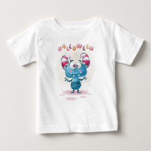 Niedliches kinderleichtiges Halloween-Monster Baby Baby T-shirt