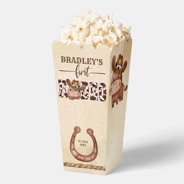 Niedliches Kinderpferd auf der ersten Rodebar klei Geschenkschachtel (Geplatzt)